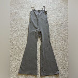 Aritzia Wilfred Gray Flare Jumpsuit